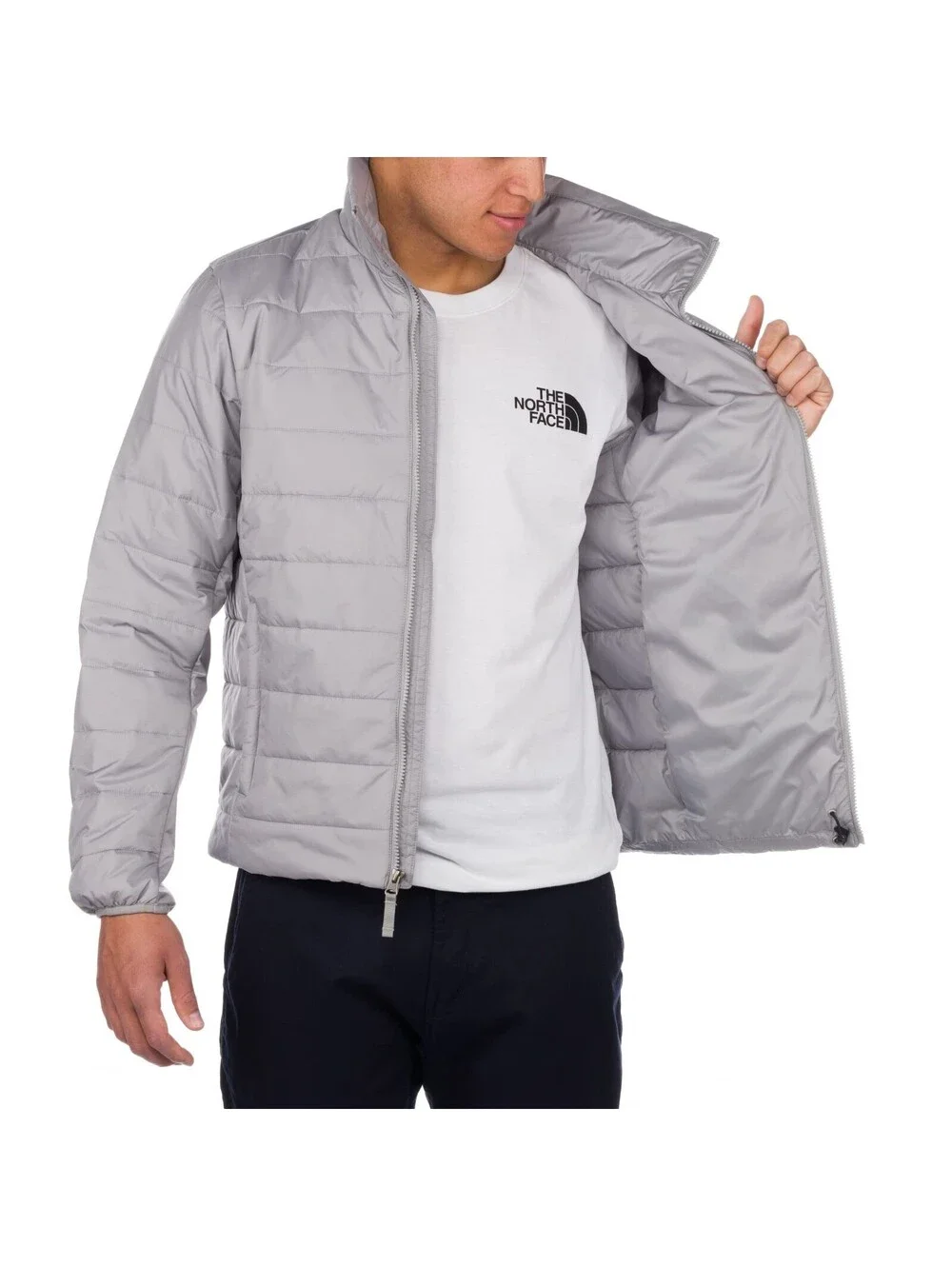 The North Face Men's Flare Insulated Jacket, Meld Grey, Large (MSRP $159)